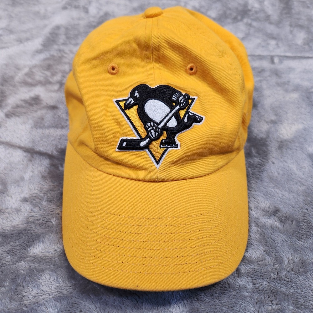 Fanatics Pittsburgh Penguins Hat‎ Mens OSFM Yellow Excellent NHL Hockey Cap